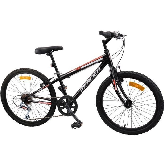 MERCIER Vélo 24-Aventurer Noir 6 VITESSES