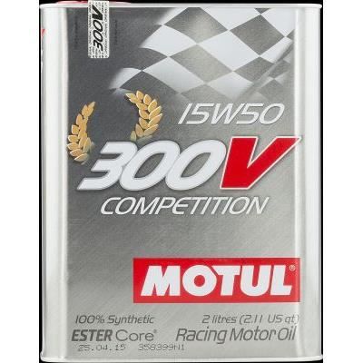 MOTUL Huile 300V COMPETITION 15W50 2L (bidon)