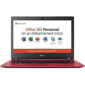 Vente PC Portable Ordinateur Portable - ACER Aspire A114-31-C40D - 14" HD - Celeron N3350 - RAM 2Go - Stockage 64Go - Windows 10 + Office 365 Perso pas cher Vente PC Portable Ordinateur Portable - ACER Aspire A114-31-C40D - 14" HD - Celeron N3350 - RAM 2Go - Stockage 64Go - Windows 10 + Office 365 Perso pas cher