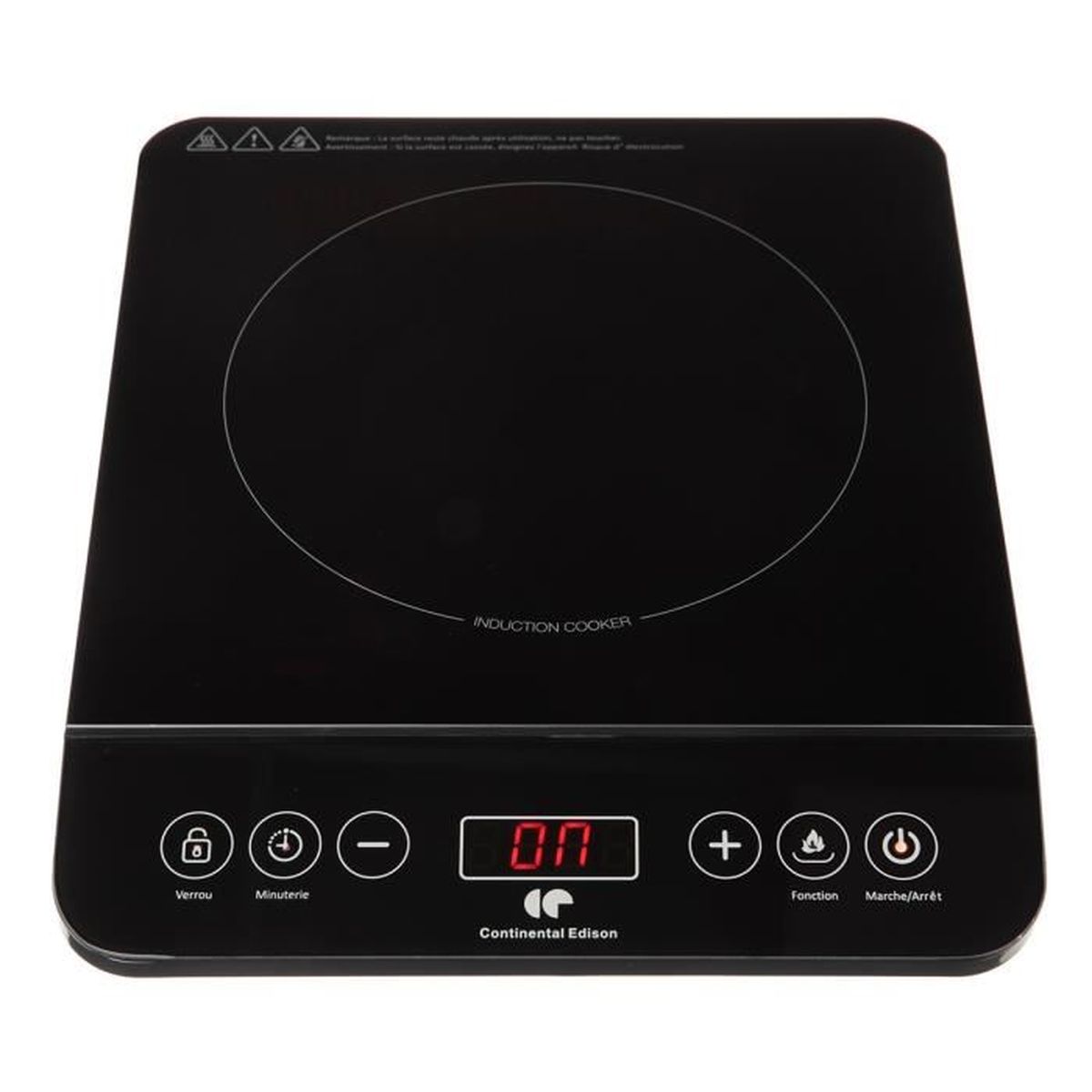 Continental Edison Cepip200b Plaque Induction Posable Achat Vente Plaque Posable Cdiscount