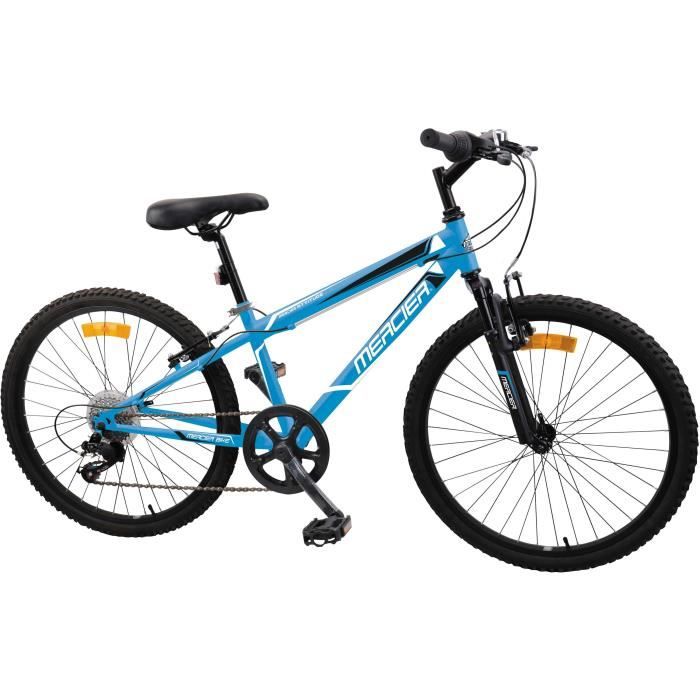 MERCIER Velo 24 Cadre Slooping 6 vitesses Mixte Bleu Cdiscount Sport