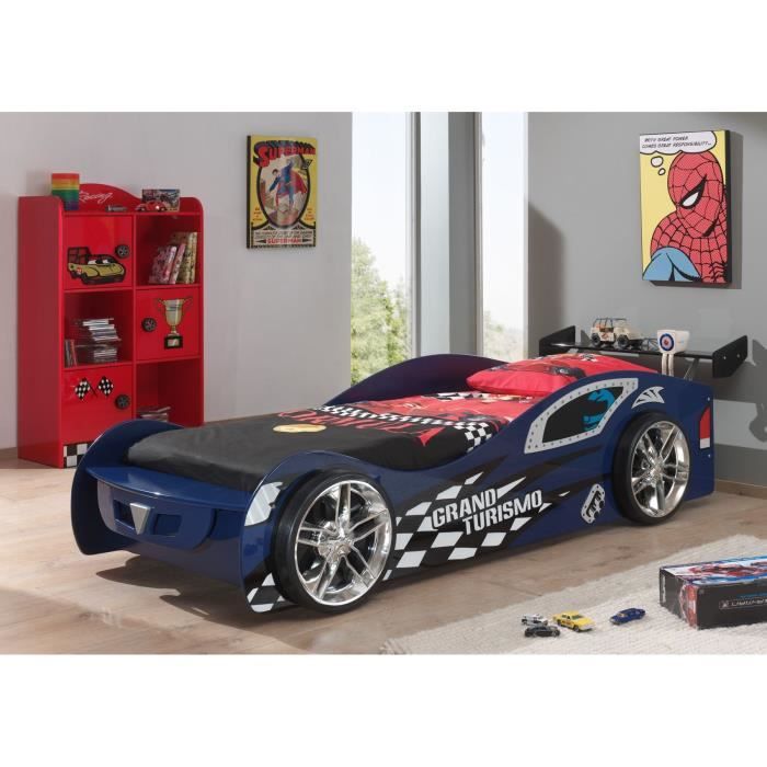 Lit enfant Grand Turismo bleu - FUN Lit enfant Grand Turismo bleu - FUN