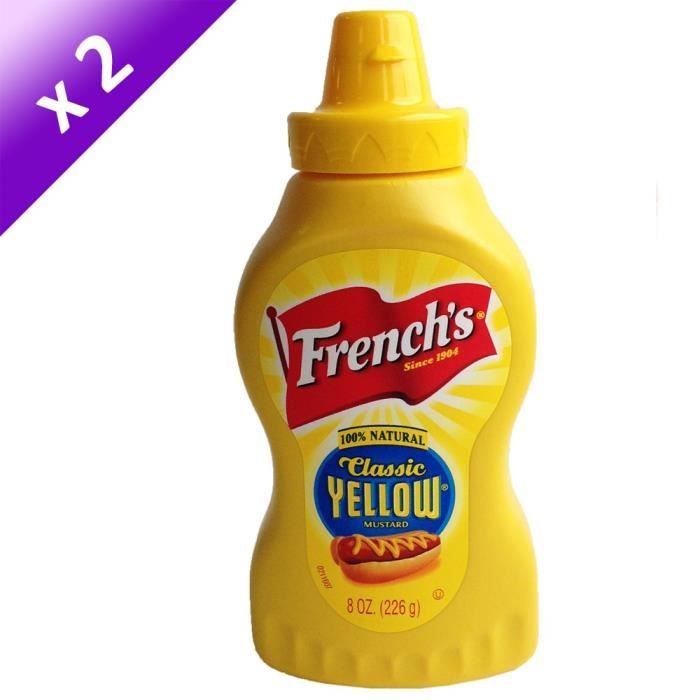 Lot De 2 French S Moutarde Au Miel 340 G Achat Vente