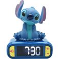 Réveil digital LEXIBOOK - Stitch 3D lumineux et sonore - Bleu - Enfant - Garantie 2 ans-0
