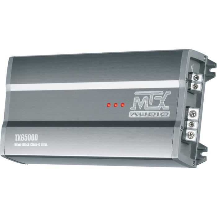 Mtx Tx6500d Amplificateur 12v Bloc Mono Classe D 1x500w Rms En Aluminium Cdiscount Auto