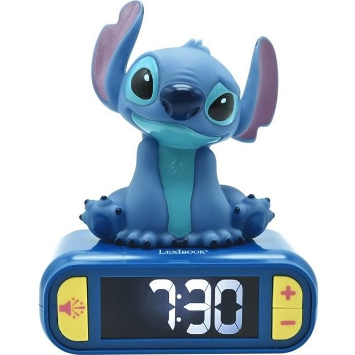 Radio Reveil Veilleuse 3d Stitch Lexibook - vue 3