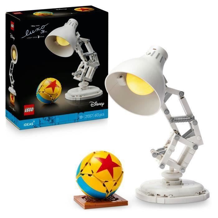 LEGO Ideas Disney Pixar Luxo Jr. Set pour Adulte Lampe à Construire Maquette Collector avec Références Cachées au Film Décoration Intérieure pour Bureau Idée Cadeau pour Femme ou Homme 21357 - vue 8