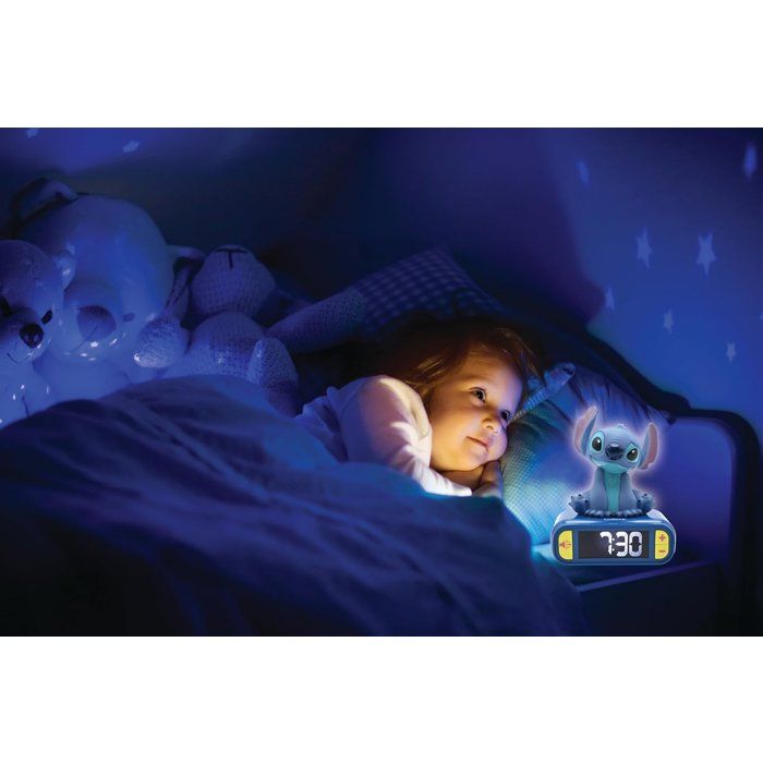 Réveil Veilleuse Astérix – Écran LCD Rétro-éclairé, 6 Sons Et Mélodies, Snooze – Lexibook RL800AX2