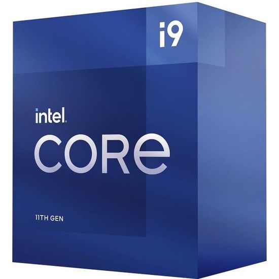 INTEL - Processeur Intel Core i9-11900F - 8 cœurs / 5,2 GHz - Socket 1200 - 65W