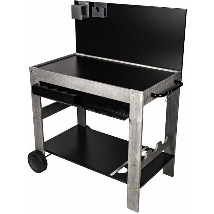 Somagic Desserte En Bois Halong Avec Plateau 87 X 47 Cm Et