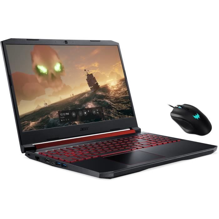 Pack  PC Portable Gamer - Nitro AN515-54-77X0