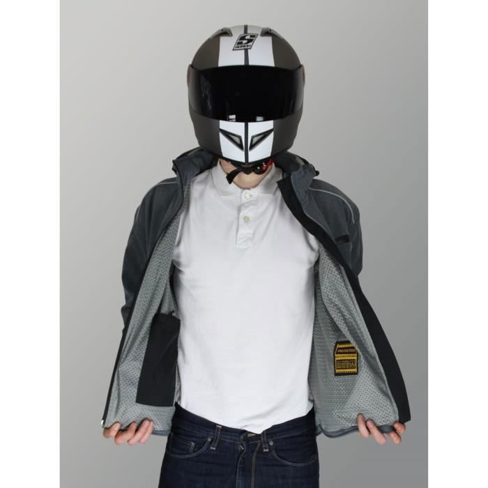 RIDER TEC Blouson Moto avec protections homologu es SoftShell