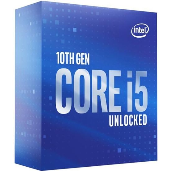 Processeur Intel Core i5-10600K (BX8070110600K) Socket LGA1200 (chipset Intel serie 400) 125W