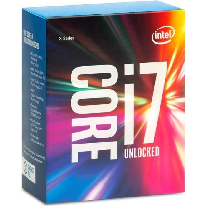 Vente Processeur PC Intel Processeur Core i7 6900K LGA2011-3 pas cher