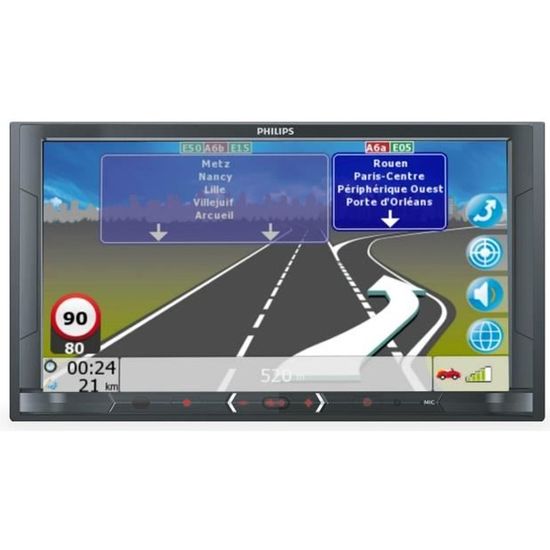 PHILIPS CE 600 N Autoradio Multimedia GPS - Ecran 6,8'' - Achat / Vente autoradio  Autoradio Multimedia GPS - Cdiscount