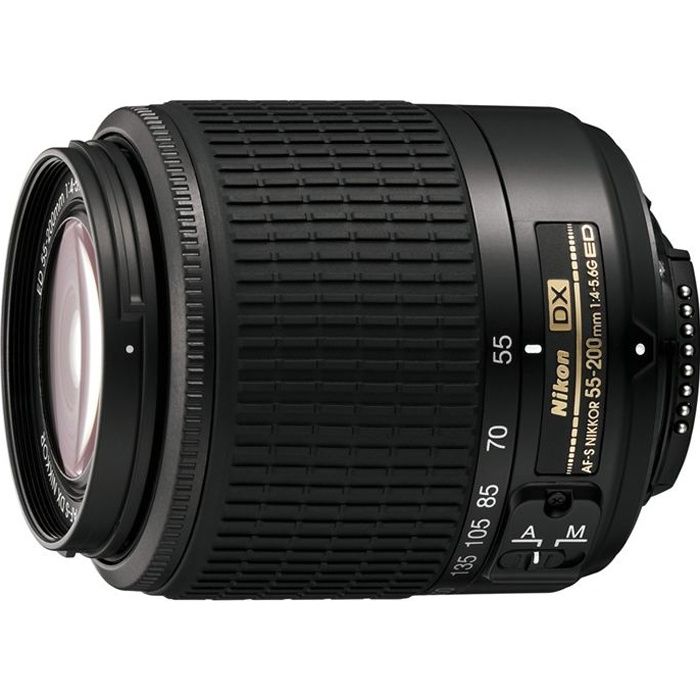 Nikon AF-S DX 55-200mm f/4-5.6 G Noir