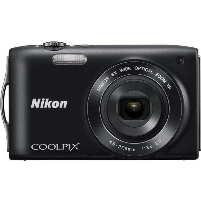 NIKON COOLPIX S3300 Compact - Noir