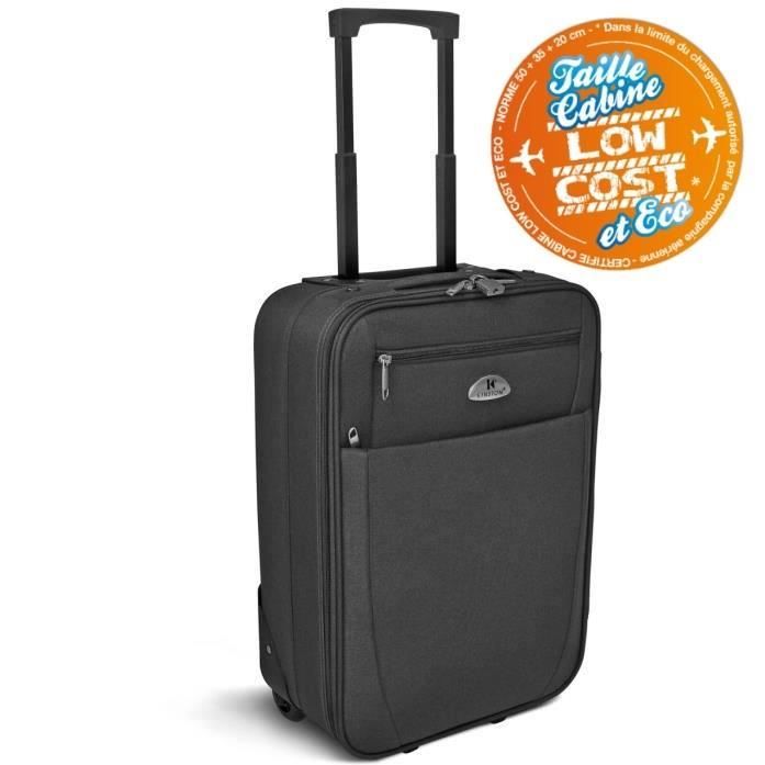 Kinston Valise Cabine Low Cost Noir Achat Vente Valise