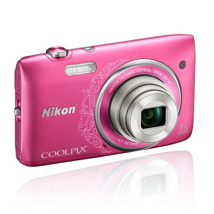 NIKON S3500 Compact Rose - CCD 20MP Zoom 7x - Cdiscount Appareil Photo