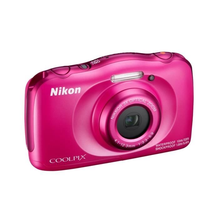 NIKON COOLPIX W100 Appareil photo numérique compact Résolution de
