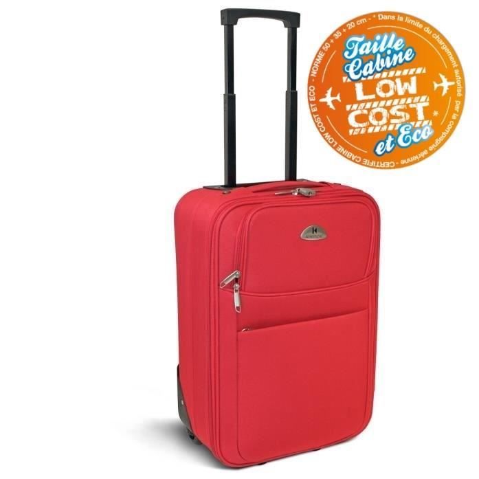 Kinston Valise Cabine Low Cost Rouge Achat Vente Valise