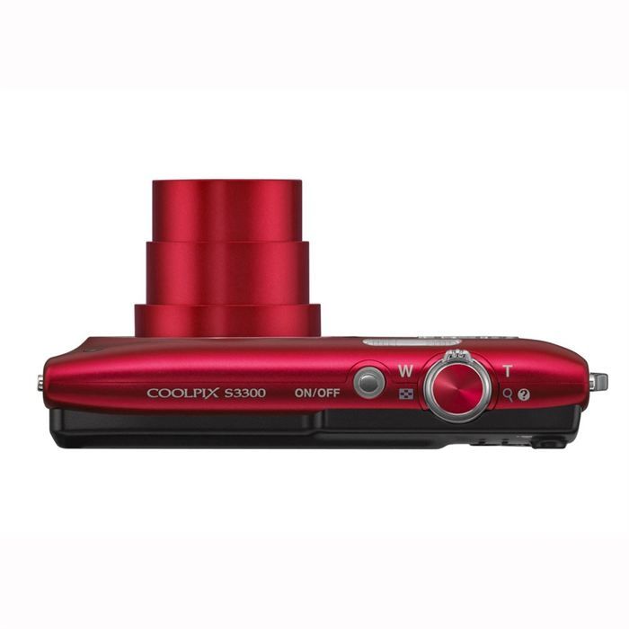 NIKON COOLPIX S3300 Rouge Appareil photo numérique Compact