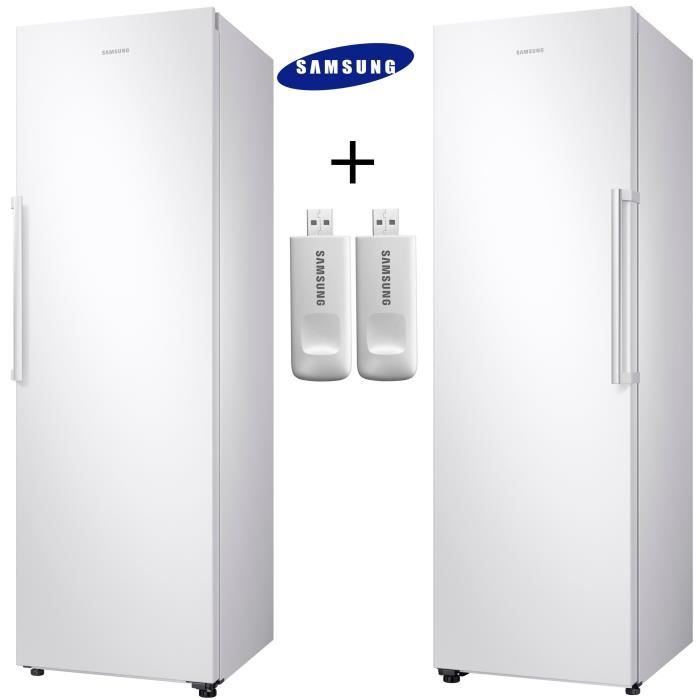 SAMSUNG RR39M7000WW - Réfrigérateur 1 porte - 385 L - Froid ventilé  intégral - L 59,5 x H 185,5 cm - Blanc