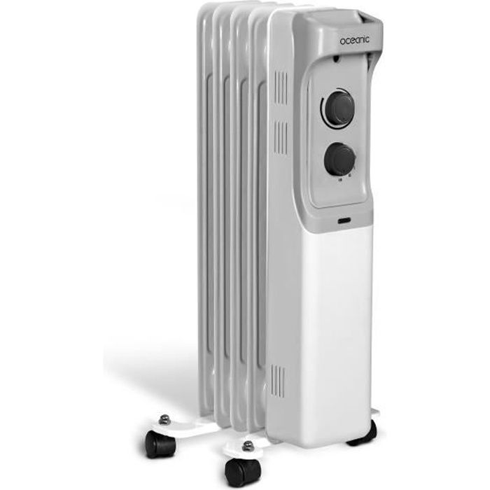 Protecteur Thermique de Sécurité Ufesa RD1000M Radiateur Bain d/'Huile 1000W Design Compact 9 Eléments Indicateur LED Thermostat Réglable Poignée de Transport