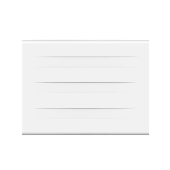 Radiateur électrique fixe à inertie sèche Double cœur de chauffe OCEANIC NF