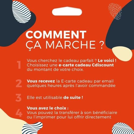 E Carte Cadeau 100 Cdiscount Achat Vente Bon De Reduction E Carte Cadeau 100 Cdiscount Cdiscount