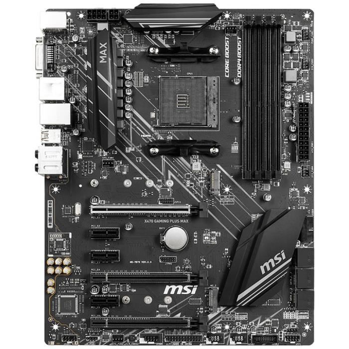 Kit composants Carte m re MSI X470 Gaming Plus Max Ryzen 7 3700X