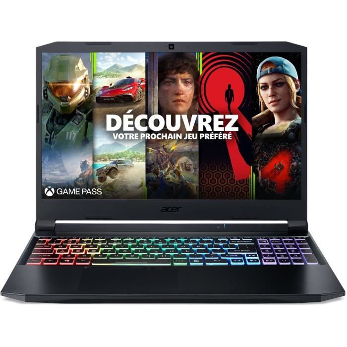 PC Portable ACER Nitro AN515 45 R382 156 FHD IPS 144Hz Ryzen 5 5600H RAM 16 GB Stockage 1 To SSD RTX 3060 Win11
