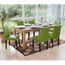 Lot De 6 Chaises Salle A Manger Verte Similicuir Achat Vente