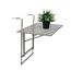 Table De Balcon Pliable Boop L 60 5 Cm Taupe Achat Vente
