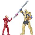 Figurine Thanos vs Iron Man - Avengers Infinity War - Marvel - 2 pierres d'infinité incluses-0