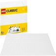 LEGO® Classic 11010 La Plaque de Base Blanche, 32X32, Jeu Éducatif, Construction Créative-0