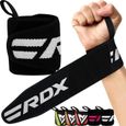 RDX Sangle Musculation Poignet Bandes Approuvé par IPL et USPA Gym Straps pour Haltérophilie, Wrist Wraps, Gymnastique-0
