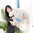 Anime Sanrio Kawaii Cinnamoroll peluche oreiller Action figurine peluche confort poupée douce jouets pour enfants cadeau de Noël-0