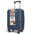 KINSTON Valise cabine Bleu 4 Roues détachables - Bagage à main léger et durable, taille Lowcost, Roues pivotantes amovibles