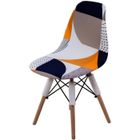 DRMKER Lot de 4 Housse de Chaise de Salle à Manger Scandinave Extensible Motif Geometrique Protection pour Cuisine Salon Chambre