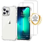 EVETANE Coque compatible Iphone 13 Pro antichoc Transparente + 2 vitres