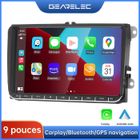 Autoradio GEARELEC 9 pouces pour VW avec CarPlay Android Auto Navigation GPS WiFi Bluetooth FM Radio 1+32GO