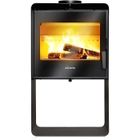 Poêle à bois en acier INVICTA Borée - Puissance optimale: 7,5 kW - Max: 10 kW - Bûches 40 cm max, Ecodesign - Noir