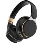 NOBRAND Casque Sans Fil HIFI Stéréo Pliable, Casque Avec Microphone Bluetooth 5.0 Radio MP3, Prise En Charge De La Carte TF, Noir