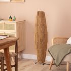 TECHBREY Lampadaire Papier Tressé Mahali Naturel