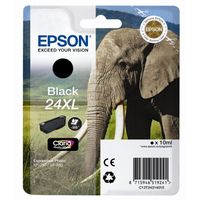 Epson T2431 XL Eléphant Cartouche d'encre Noir