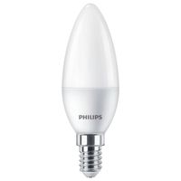 Philips, pack de 3 ampoules LED E14 format flamme, 40W, blanc chaud