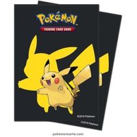 Protèges cartes Pikachu 2019 - ULTRA PRO - 65 pièces - Pokemon XY - Jaune - Enfant