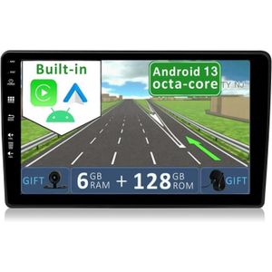 AUTORADIO Android 13 [6GB+128GB] 2 Din Autoradio pour Audi A
