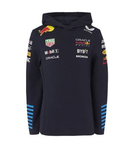 SWEATSHIRT Sweat à Capuche Red Bull Racing F1 Team Formula Officiel Formule 1 Bleu Enfant